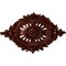 Ekena Millwork Antonio Ceiling Medallion, Hand-Painted Antique Copper, 35 7/8"W x 22 1/2"H x 4 3/8"P CM35X22ANACS - alternate 1